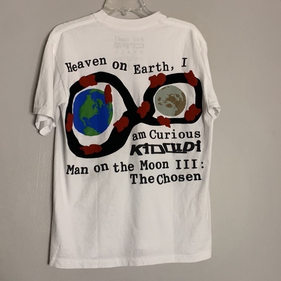 Kid Cudi man on the Moon III the chosen graphic T-shirt small unisex adult white - Picture 6 of 9
